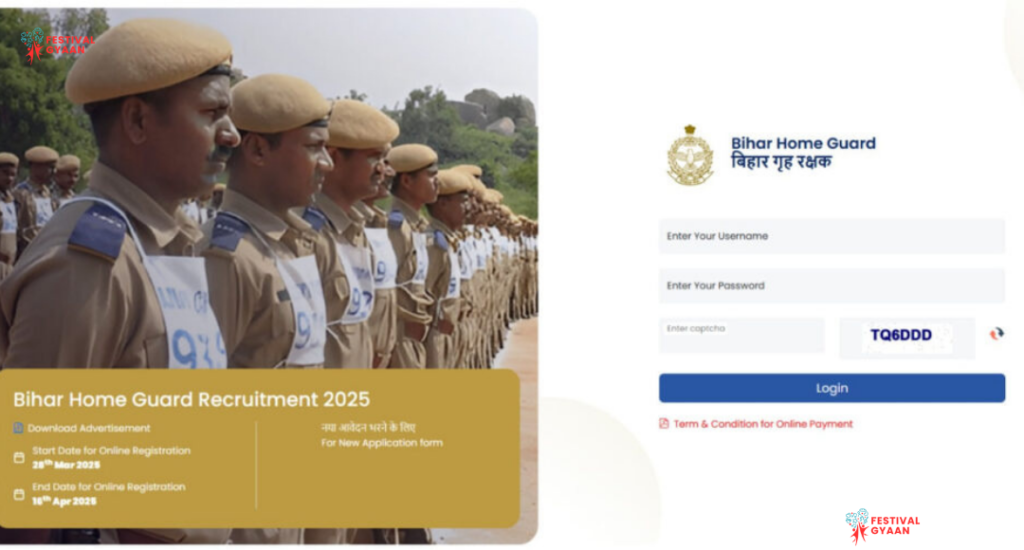 Bihar Home Guard Online Form 2025 