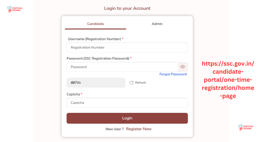SSC One Time Registration 2025