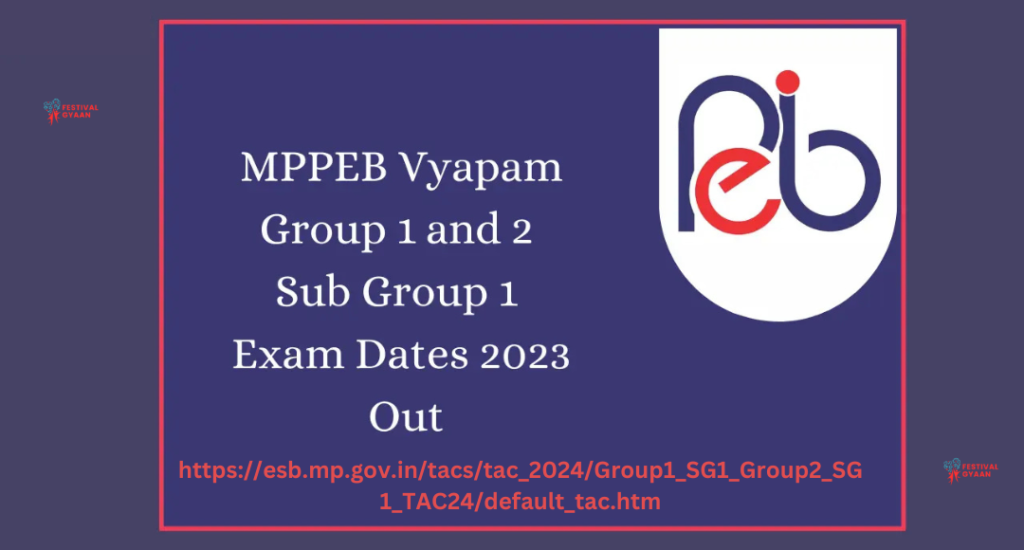 MPESB Group 1 and 2 Sub Group 1 Admit Card 2025