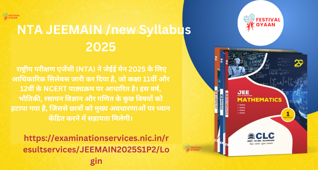 JEE Main 2025 Change in exam pattern