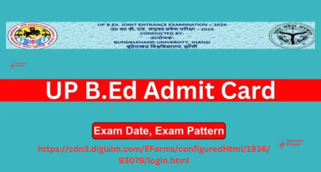 UP B.Ed Admit Card 2025