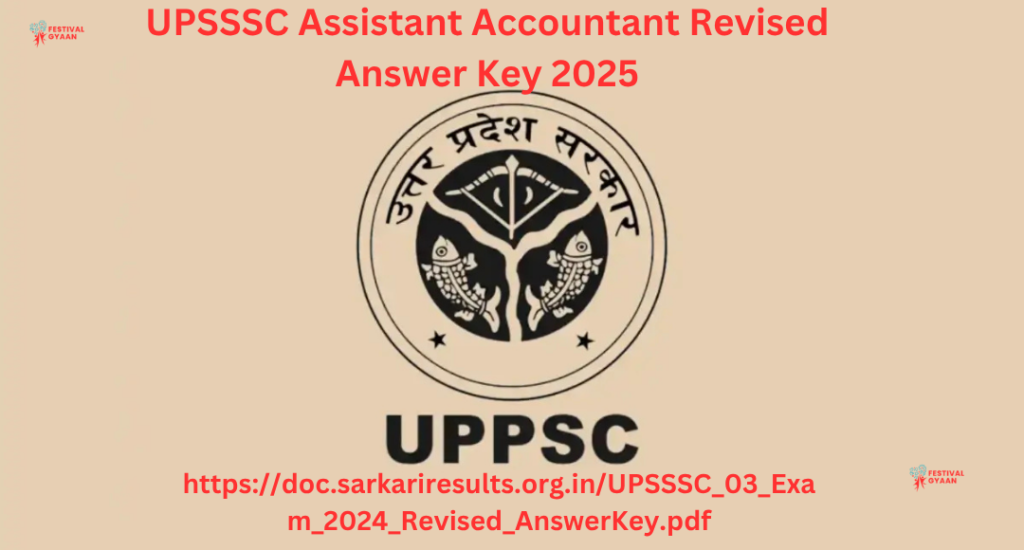 UPSSSC Assistant Accountant New Answer Key 2025