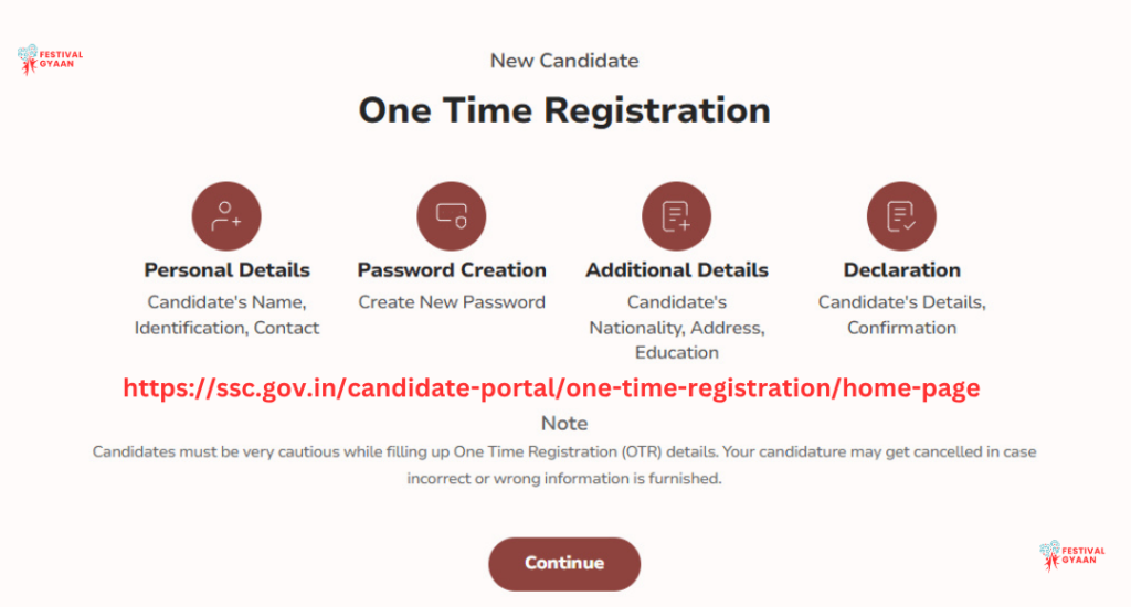SSC One Time Registration 2025