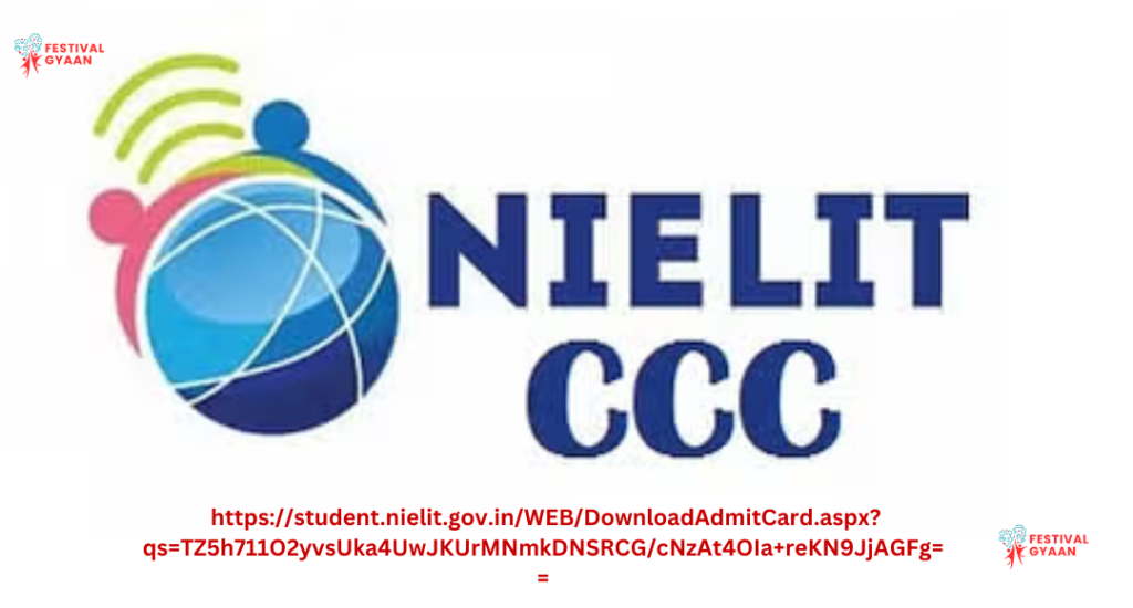 NIELIT CCC Admit Card May 2025
