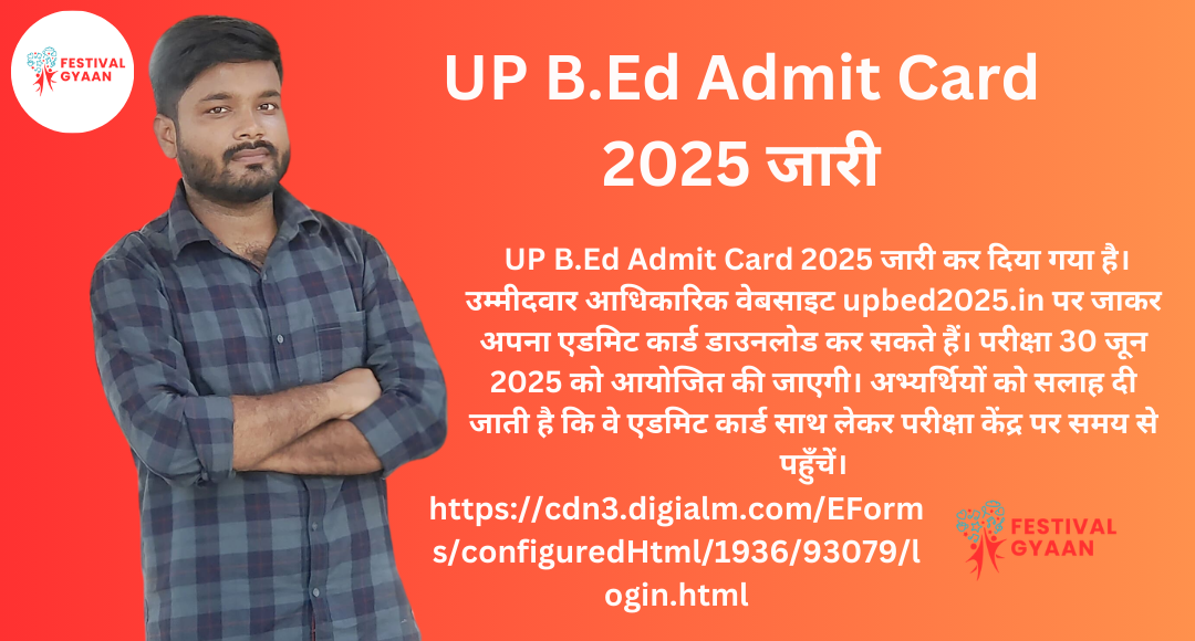 UP B.Ed Admit Card 2025