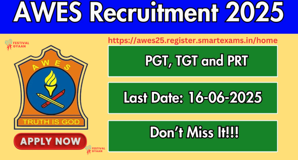 AWES Army School Teacher Recruitment 2025