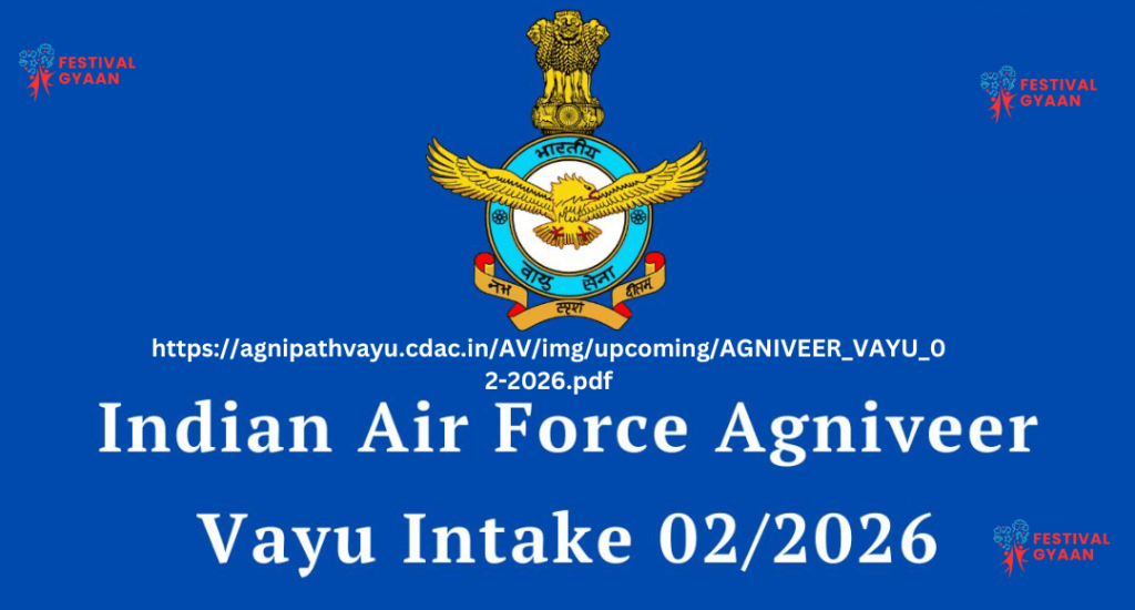 Indian Air Force Agniveervayu Intake 02/2026 Recruitment