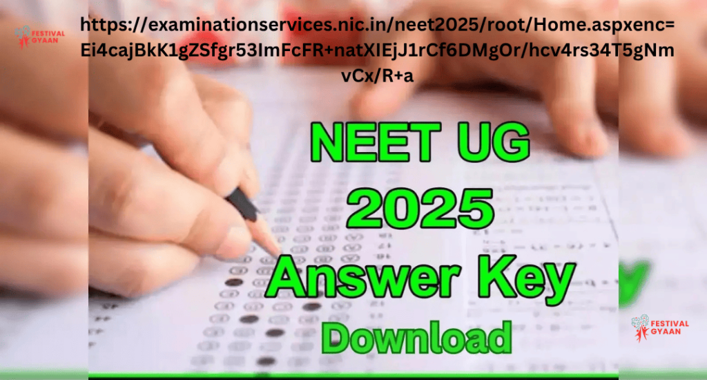 NEET Answer Key 2025 Live
