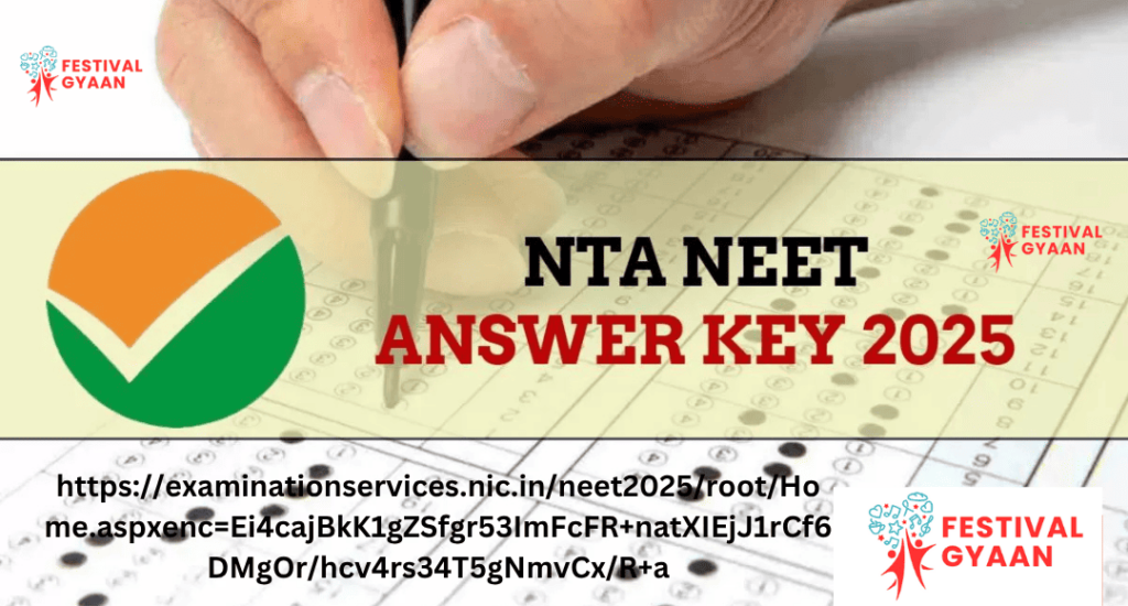 NEET Answer Key 2025 Live