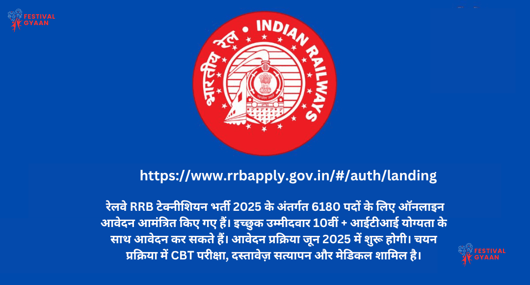 RRB Technician Online Form 2025
