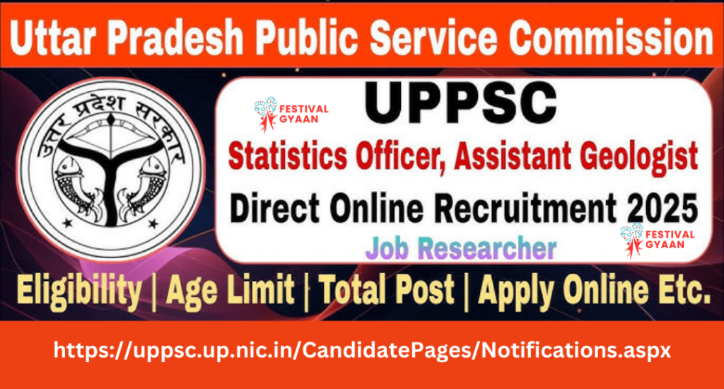 UPPSC Recruits Statistics Officer & Assistant Geologist 2025