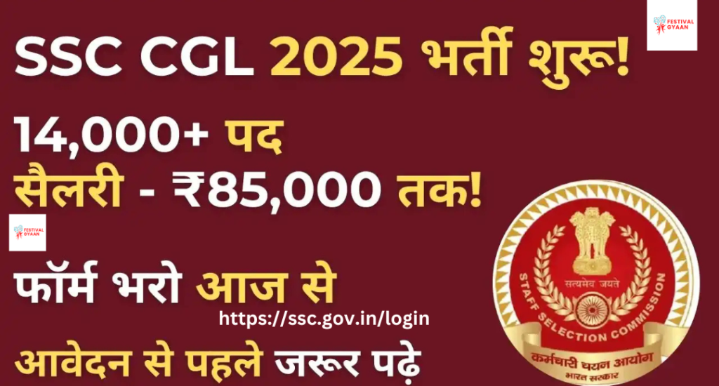 SSC CGL Official Notification 2025 Released