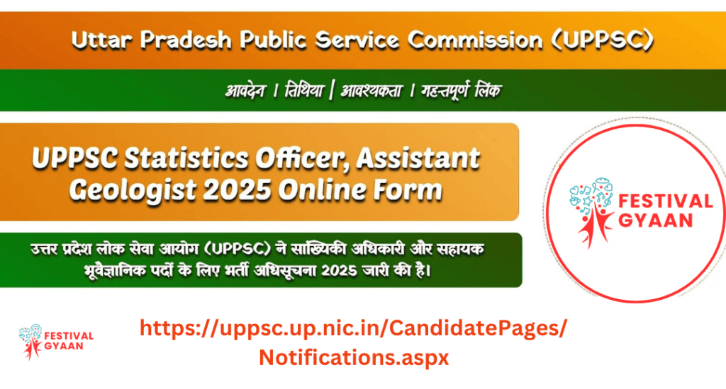 UPPSC Recruits Statistics Officer & Assistant Geologist 2025