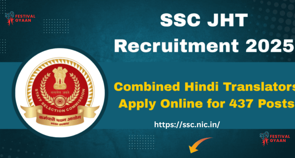 SSC JHT/JT/CHT Recruitment 2025