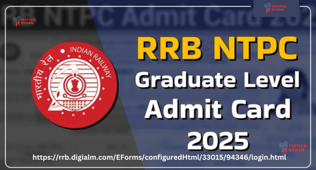 RRB NTPC Graduate Level Admit Card 2025