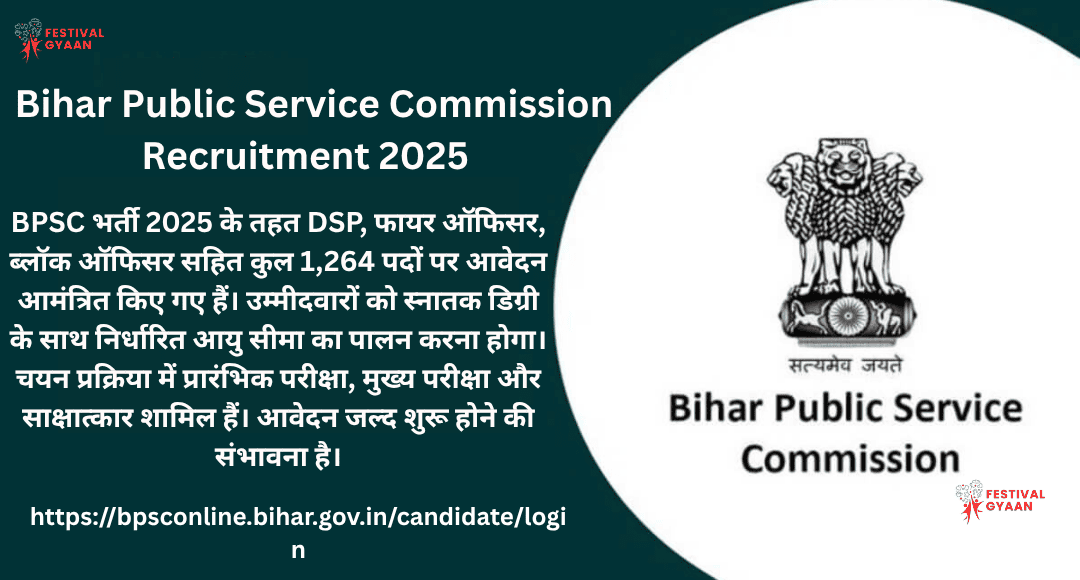 Bihar Public Service Commission Recruitment 2025