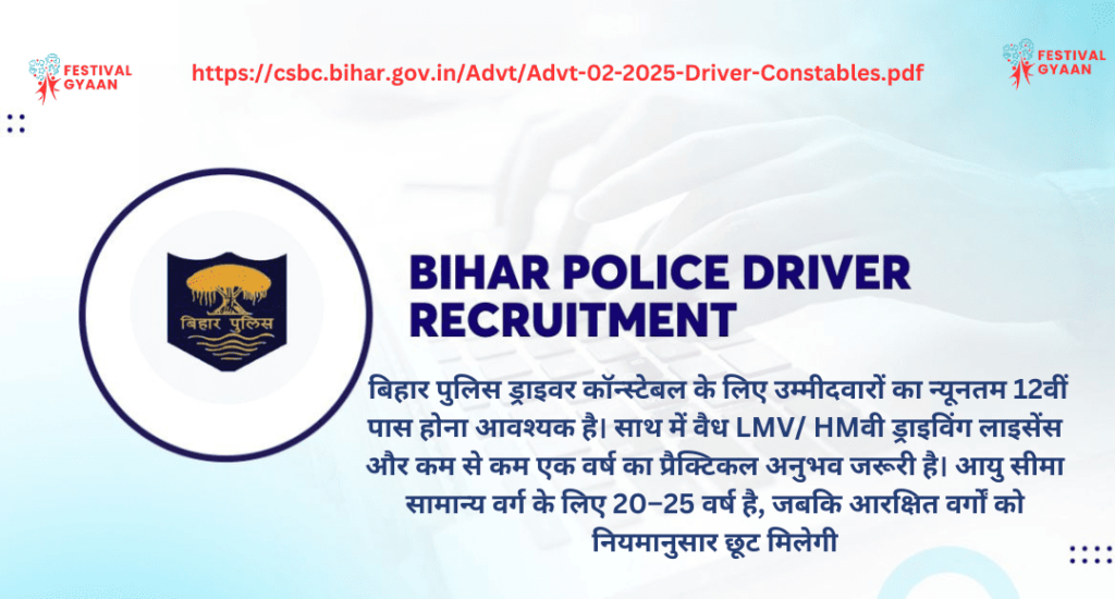 Bihar Police Driver Constable 2025