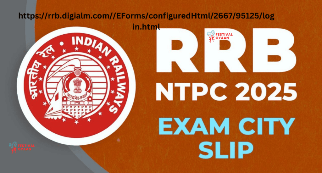 RRB NTPC UG City Details 2025