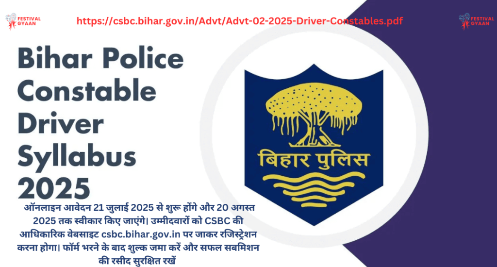Bihar Police Driver Constable 2025