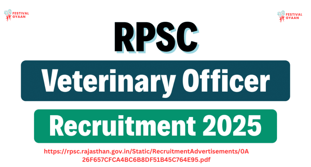 RPSC Veterinary Officer Jobs 2025