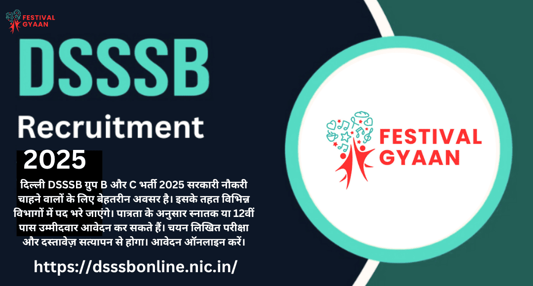 Delhi DSSSB Group B and C Recruitment 2025