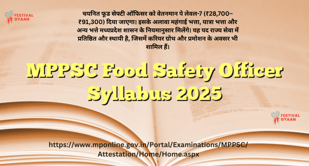 MPPSC FSO 2025 Vacancy