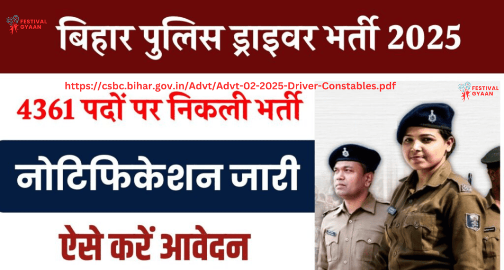 Bihar Police Driver Constable 2025