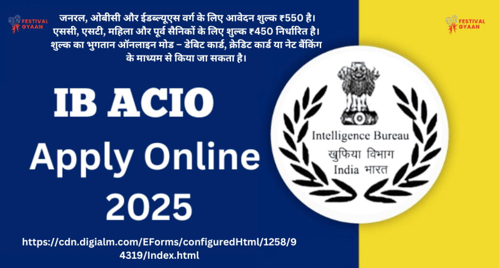 IB ACIO Recruitment 2025