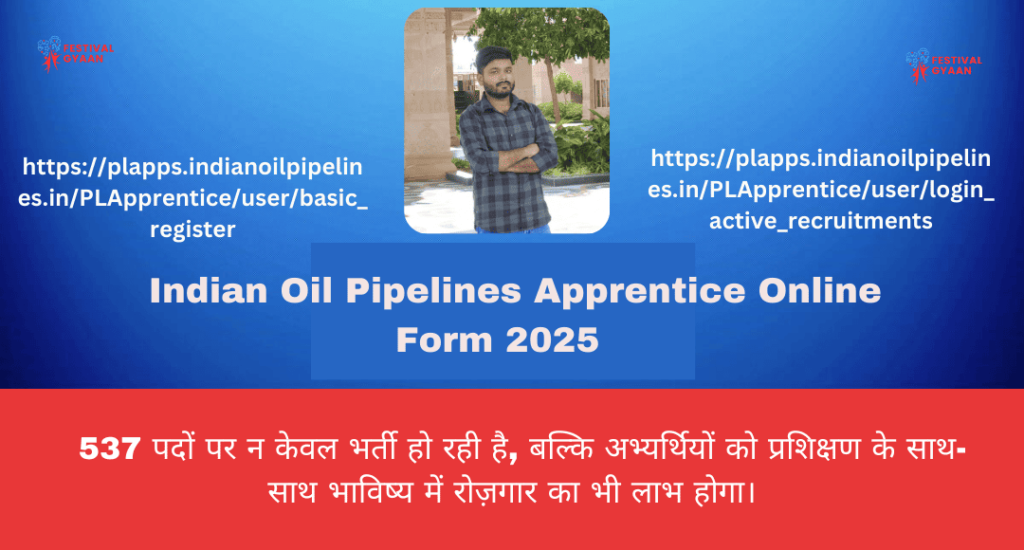 Indian Oil Pipelines Apprentice Online Form 2025