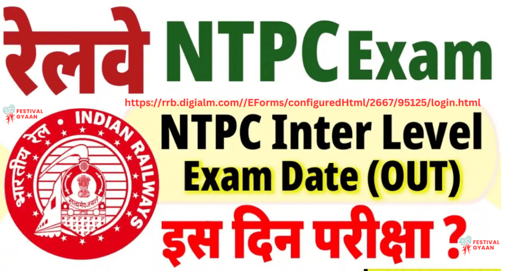 RRB NTPC Inter Level Exam City Details 2025