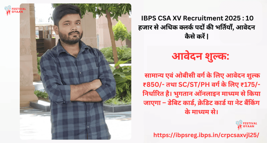 IBPS CSA XV Recruitment 2025