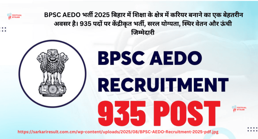 BPSC AEDO Recruitment 2025