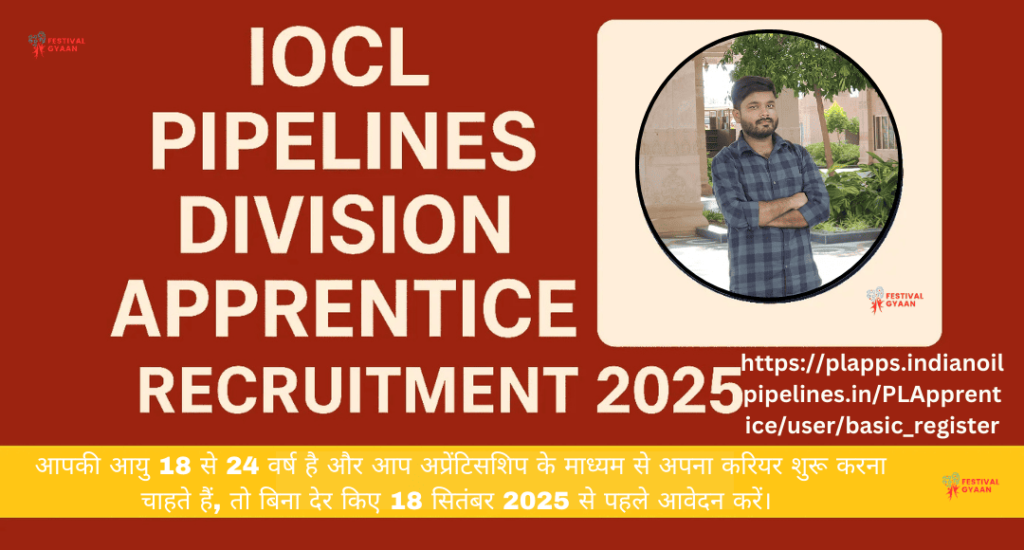Indian Oil Pipelines Apprentice Online Form 2025