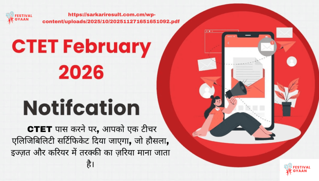 CTET February 2026 Online Form
