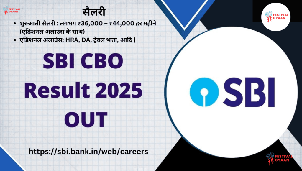 SBI Circle Based Officers CBO Final Result 2025