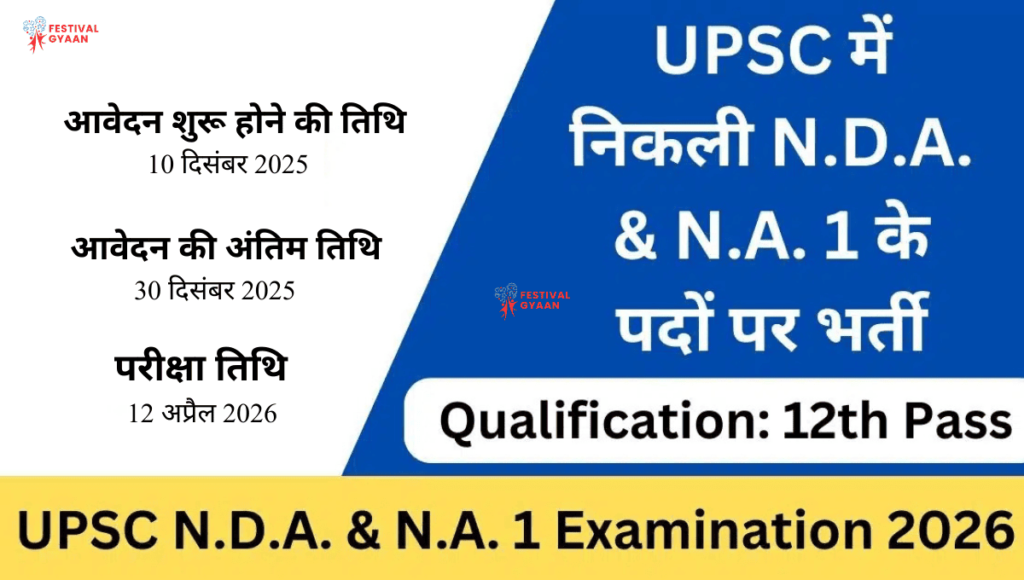 UPSC NDA NA-I Recruitment 2026