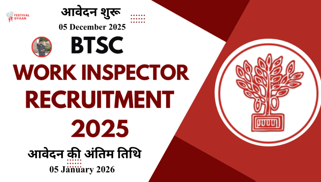 BTSC Work Inspector Recruitment 2025