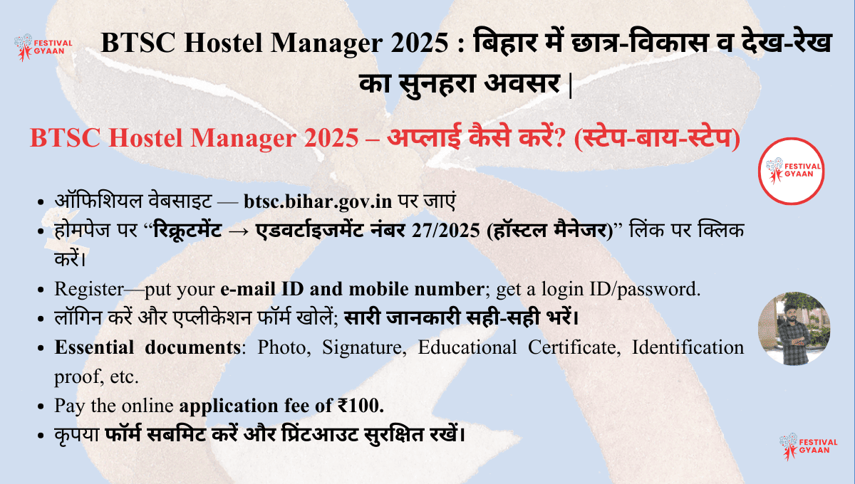 BTSC Hostel Manager 2025